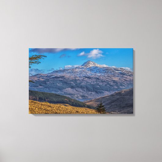 Ben Lomond, Loch Lomond Schotland Canvas Afdruk (Voorkant)