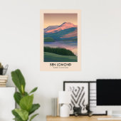 Ben Lomond Munros van Schotland Reisposter Poster (Thuiskantoor)