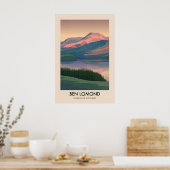 Ben Lomond Munros van Schotland Reisposter Poster (Keuken)