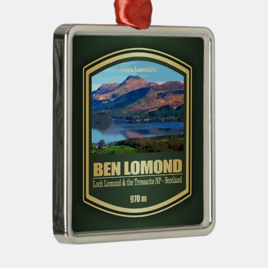 Ben Lomond (PF) Metalen Ornament (Rechts)