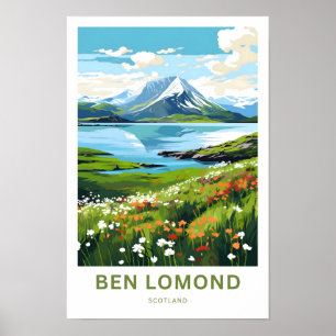Ben Lomond Schotland Reisprint Poster