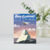 Ben Lomond,Utah reisposter Briefkaart (Staand voorkant)