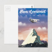 Ben Lomond,Utah reisposter Briefkaart (Voorkant / Achterkant)