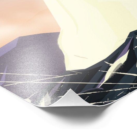 Ben Lomond, Utah reisposter Foto Afdruk (Hoek)