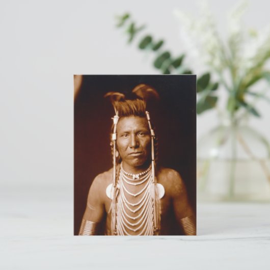 Ben Long Ear (Native American) Briefkaart (Staand voorkant)