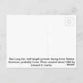 Ben Long Ear (Native American) Briefkaart (Achterkant)