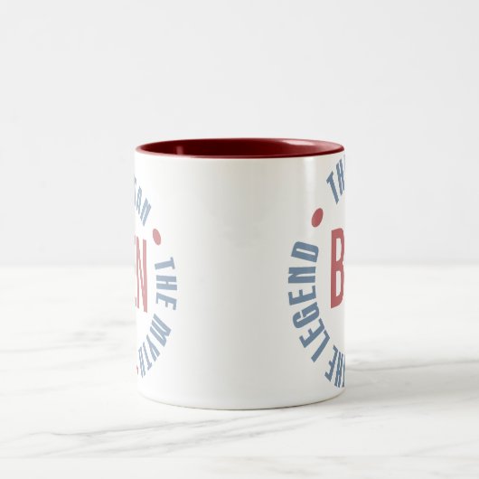 Ben Man Myth Legend  Tweekleurige Koffiemok (Center)