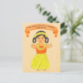 Ben met me in paradise~Scriptprint~ Briefkaart (Staand voorkant)