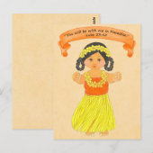 Ben met me in paradise~Scriptprint~ Briefkaart (Voorkant / Achterkant)