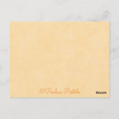 Ben met me in paradise~Scriptprint~ Briefkaart (Achterkant)