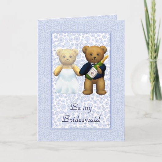Ben mijn Bruidsmeisje het Blauwe paar van de (Voorkant)