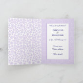 Ben mijn Bruidsmeisje het Lila paar van de (Binnen)