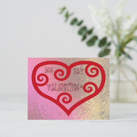 Ben Mijn Hart van Valentijn Feestdagenkaart (Staand voorkant)