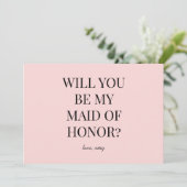  ben Mijn Maid-id van het Kaart van het Hongervoor (Staand voorkant)