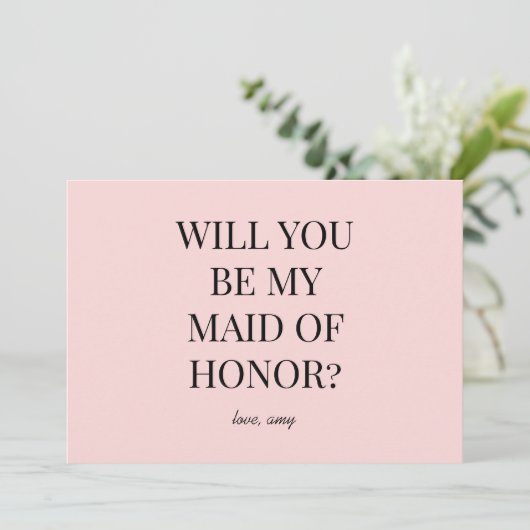  ben Mijn Maid-id van het Kaart van het Hongervoor (Staand voorkant)