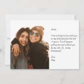  ben Mijn Maid-id van het Kaart van het Hongervoor (Achterkant)