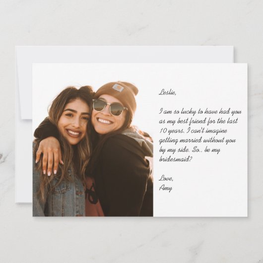 ben Mijn Maid-id van het Kaart van het Hongervoor (Achterkant)