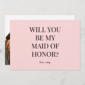  ben Mijn Maid-id van het Kaart van het Hongervoor (Voorkant / Achterkant)