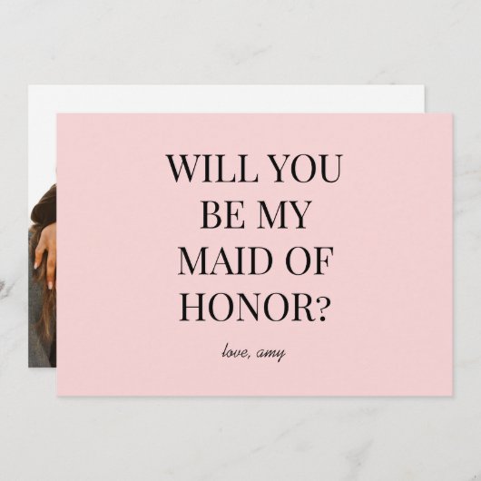 ben Mijn Maid-id van het Kaart van het Hongervoor (Voorkant / Achterkant)