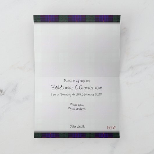 Ben Mijn Schots Geruite Schotse wollen stof van (Binnen)