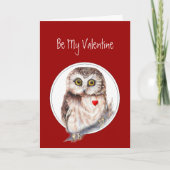 Ben Mijn Uil van Valentijn houden van u, Leuke Feestdagen Kaart (Voorkant)