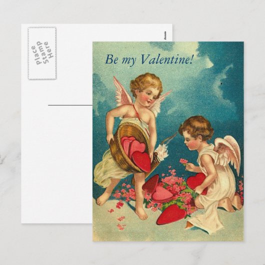 Ben Mijn Valentijn! Briefkaart (Voorkant / Achterkant)