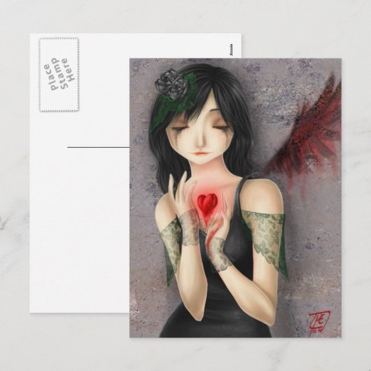 Ben mijn Valentijn - Briefkaart (Voorkant / Achterkant)