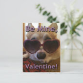 "Ben Mijn, Valentijn!" Het Briefkaart van Corgi (Staand voorkant)