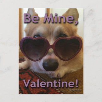 "Ben Mijn, Valentijn!" Het Briefkaart van Corgi