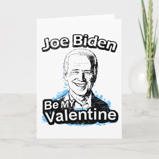 Ben Mijn Valentijn Joe Biden Feestdagen Kaart (Voorkant)