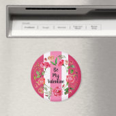 ben Mijn Valentijn Roze witte streep Magneet (Insitu (Vaatwasser))