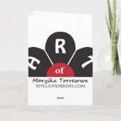 Ben mijn Valentijn - Wenskaart Feestdagen Kaart (Achterkant)