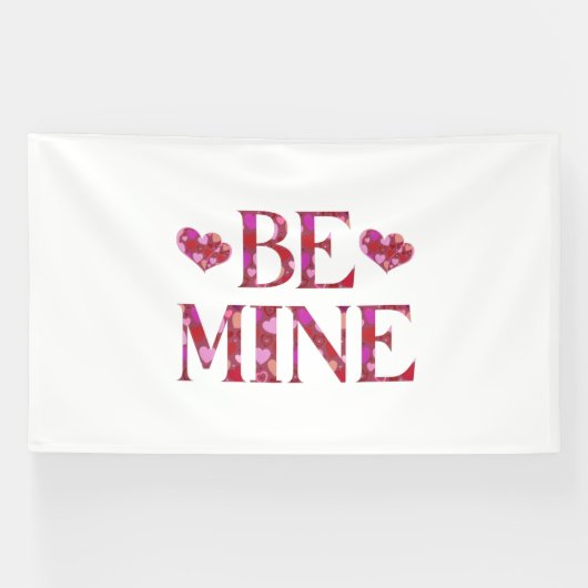 Ben mijn Valentijnsdag 6x10 Vinylbanner Spandoek (Horizontaal)