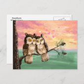 Ben mijn valentijnuilen feestdagenkaart (Voorkant / Achterkant)