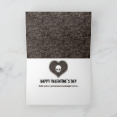 Ben Mijn Wenskaart van de Schedel van Valentijn Feestdagen Kaart (Binnen)