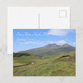 Ben More Mountain, Isle of Mull, Schotland Briefkaart (Voorkant / Achterkant)