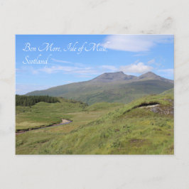 Ben More Mountain, Isle of Mull, Schotland Briefkaart