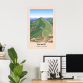 Ben More Munros van Schotland Reisposter Poster (Thuiskantoor)