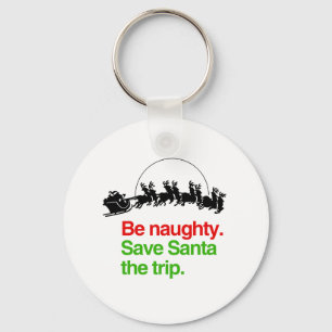 BEN NAUGHTY BESPAAR SANTA DE TRIP -.png Sleutelhanger