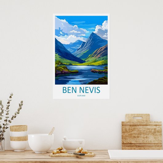 Ben Nevis 3 Poster (Keuken)