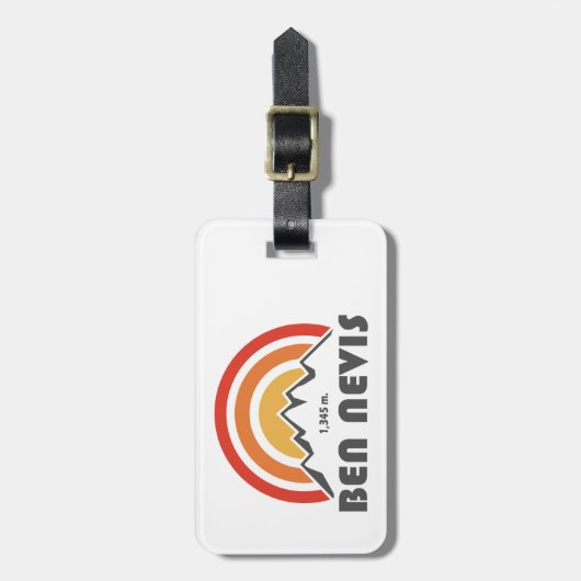 Ben Nevis Bagagelabel (Voorkant verticaal)