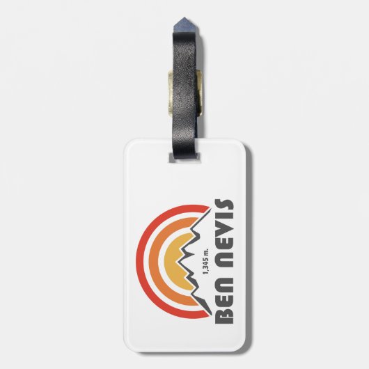 Ben Nevis Bagagelabel (Achterkant verticaal)
