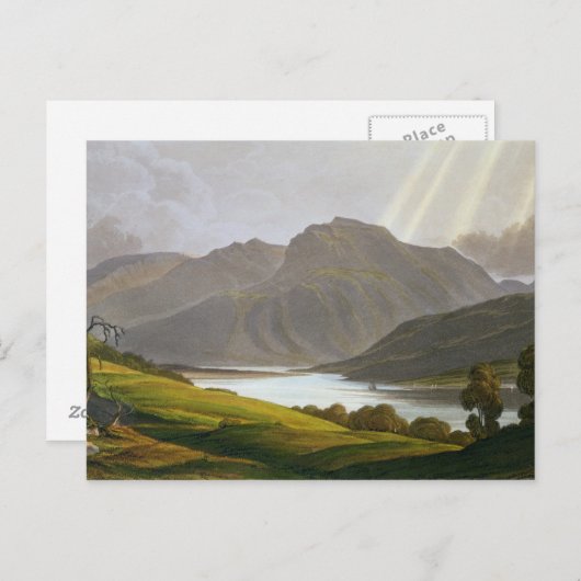 Ben Nevis, bord XII van 'Landschap van Grampian Briefkaart (Voorkant / Achterkant)