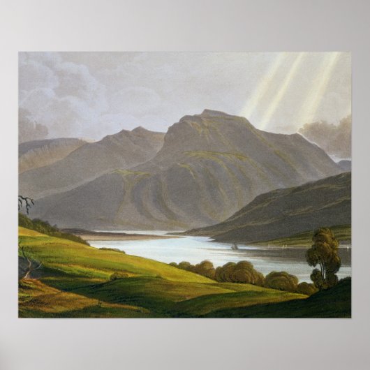 Ben Nevis, bord XII van 'Scenery of the Grampian Poster (Voorkant)