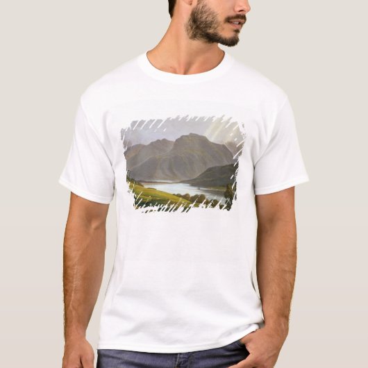 Ben Nevis, bord XII van 'Scenery of the Grampian' T-shirt (Voorkant)