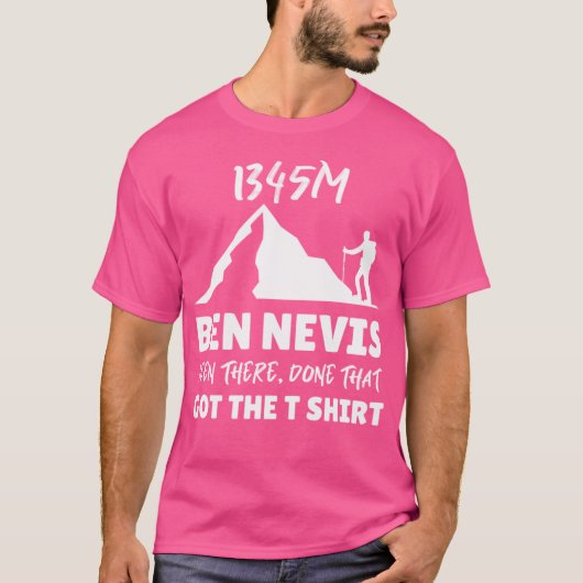 Ben Nevis is er geweest die het T-Shirt kreeg (Voorkant)