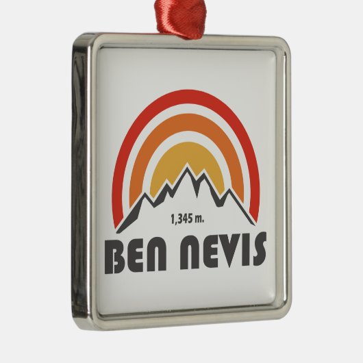 Ben Nevis Metalen Ornament (Rechts)