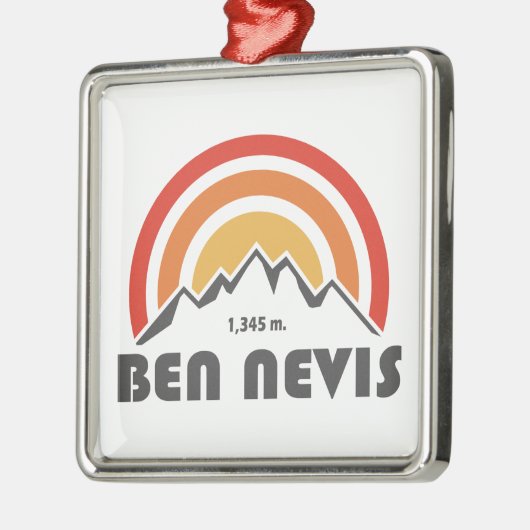 Ben Nevis Metalen Ornament (Links)