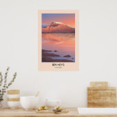 Ben Nevis Modern Travel Poster (Keuken)
