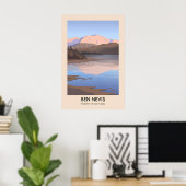Ben Nevis Munros van Schotland Reisposter Poster (Thuiskantoor)